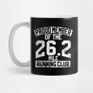 Proud Member Of The 26.2 Mile Running Club Mug